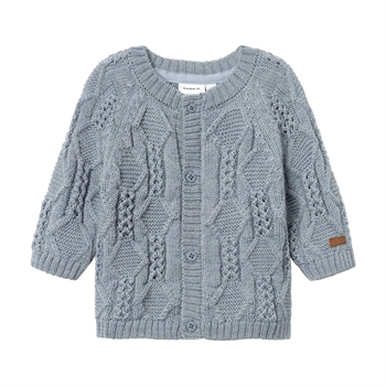 Name It - Nbmwrilla Wool Ls Knit Card - Tradewinds