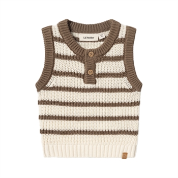 Lil' Atelier - Nmmemlen Knit Vest Stripe Lil - Birch