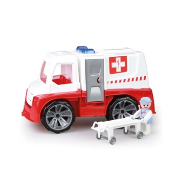 Ambulance m/båre & læge