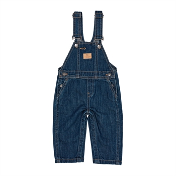 Copenhagen Colors Økologiske baby overalls - Dark Indigo Blue Washed