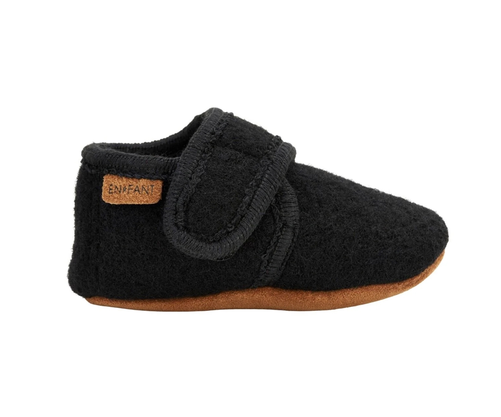 En Fant - Baby Wool slippers - Black