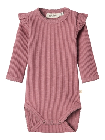 Lil' Atelier - Nbfraja Sao Ls Slim Body Lil - Nostalgia Rose