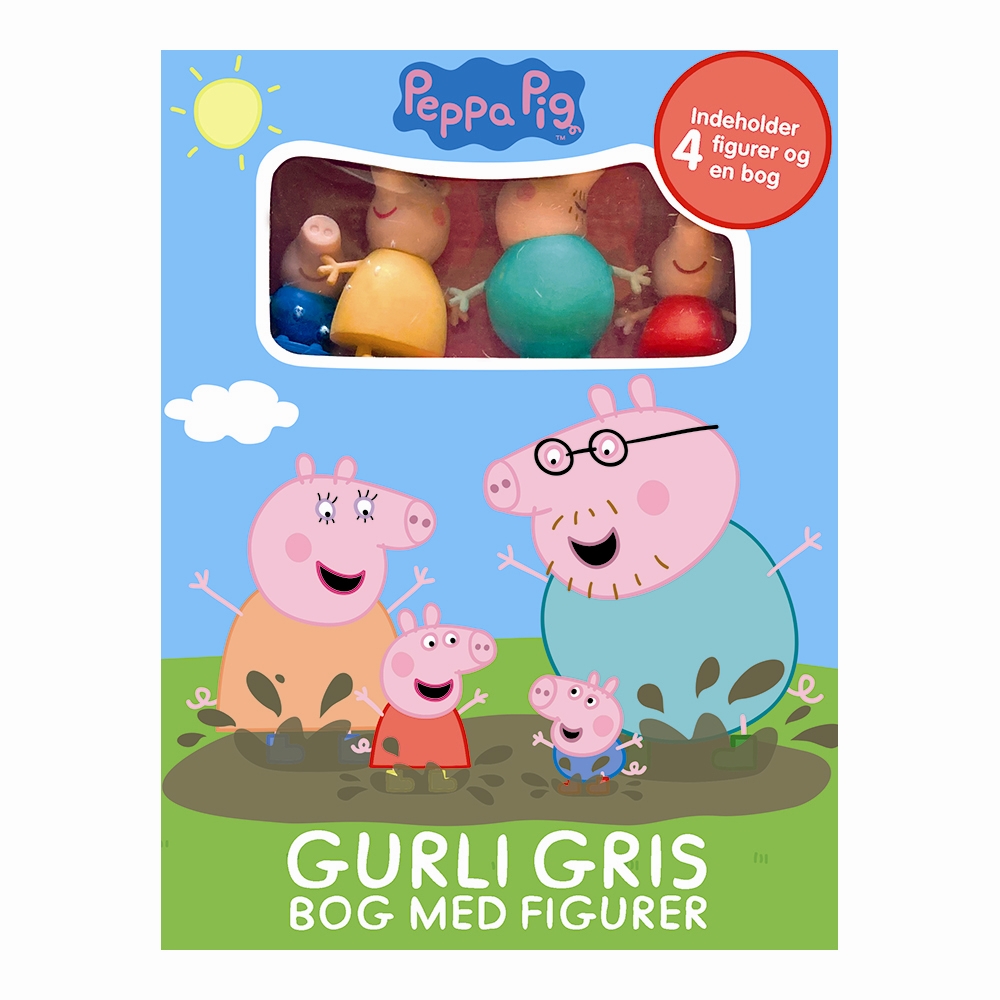 Peppa Pig - Gurli Gris - Bog med figurer