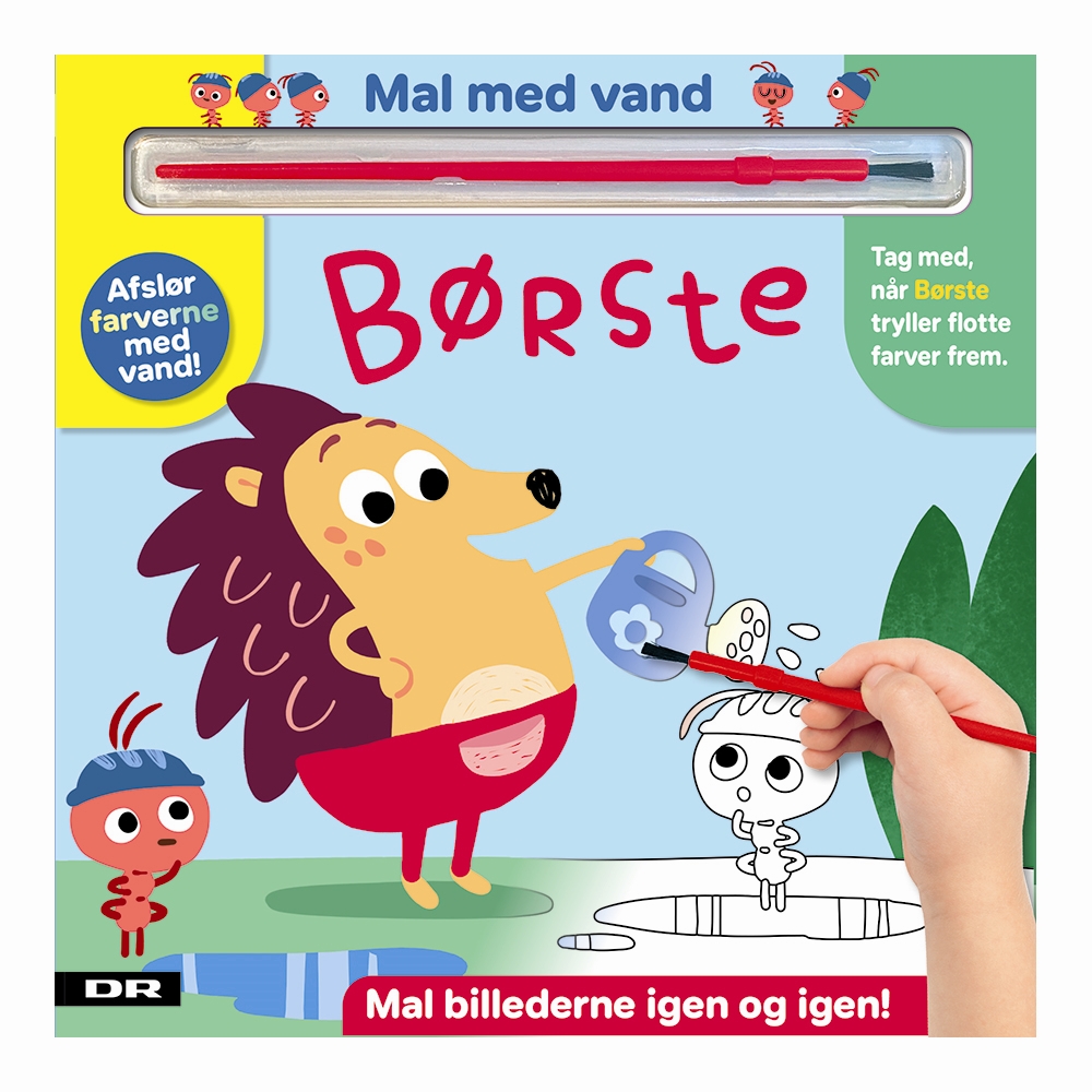 Minisjang - Mal med vand – Børste