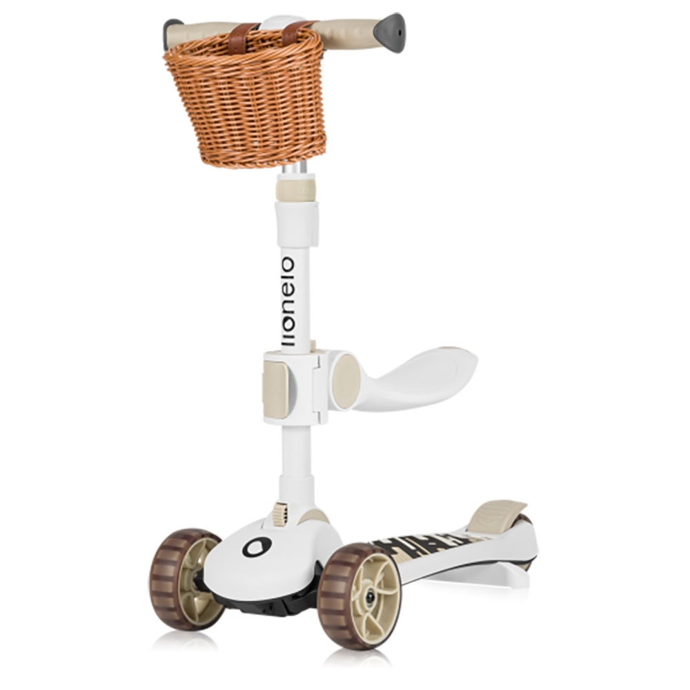 Lionelo Franky 2-i-1 Balance Scooter, Beige