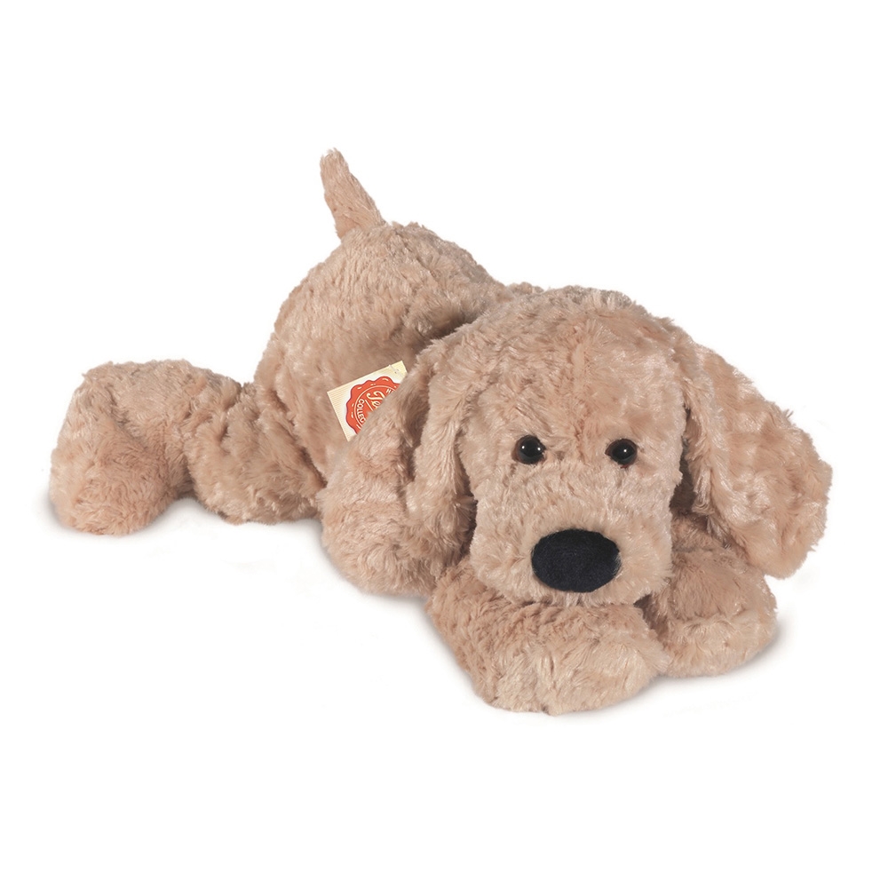 Teddy Hermann - Liggende hund beige 40 cm